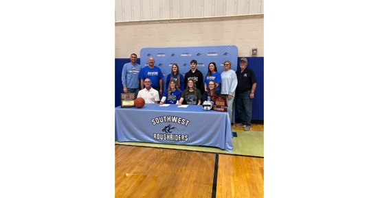 Anikka and Kyra Nelms of Southwest Sign Letters of Intent