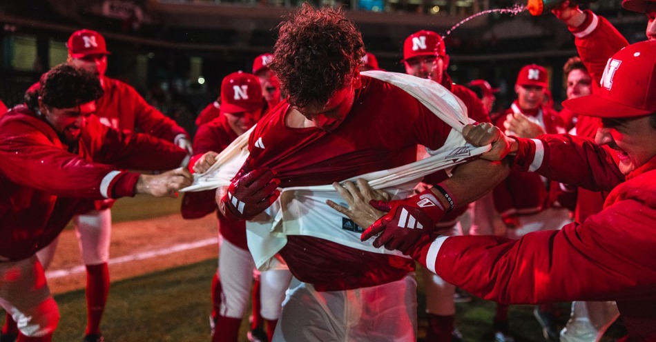 Sanderson’s Walk-Off Blast Lifts Huskers in Extras