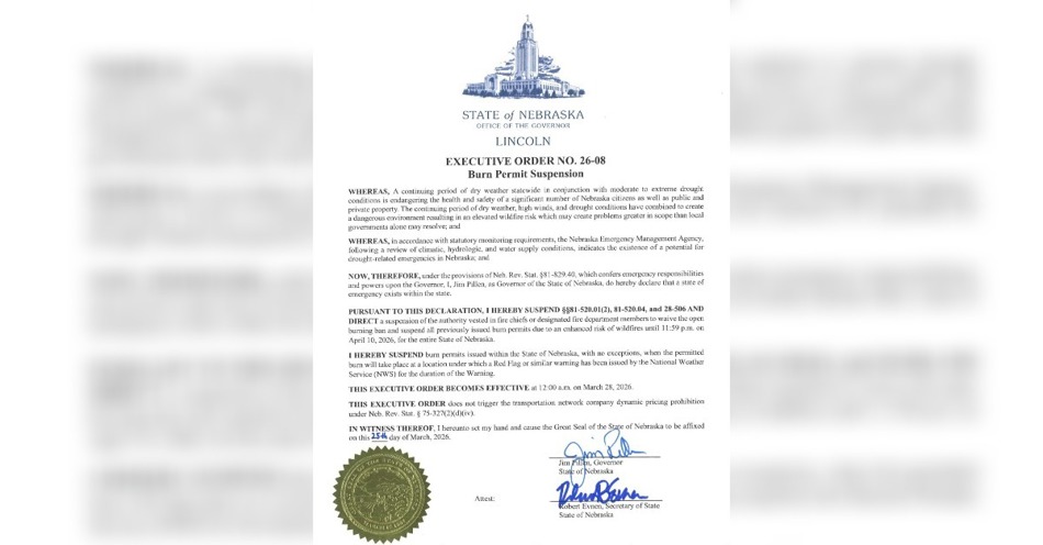 Executive Order Prohibiting Open Burning  Has Been Extended 