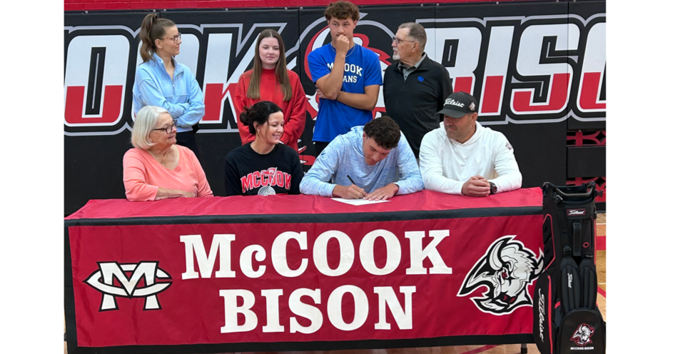 McCook Golfer Trenton Raile Signs with MCC