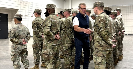 Gov. Pillen Welcomes Home Last National Guard Troops from D.C. Deployment