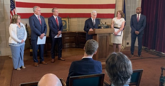 Governor, Secretary of State and Election Officials Host News Conference on Ballot Petition Process