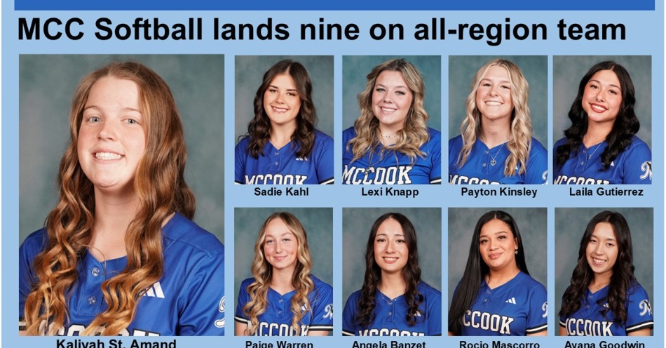 MCC Softball dominates All-Region IX team