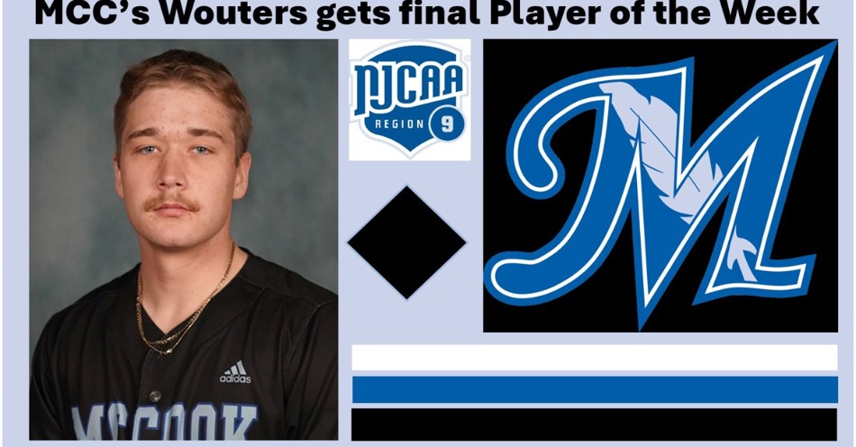 MCC’s Cory Wouters Gets Final Player of Week Honor