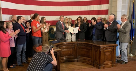 Governor Pillen Signs the Stand With Women Act