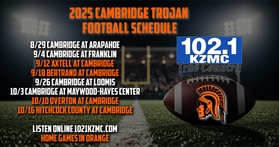 Cambridge Football Returns Friday, August 29th