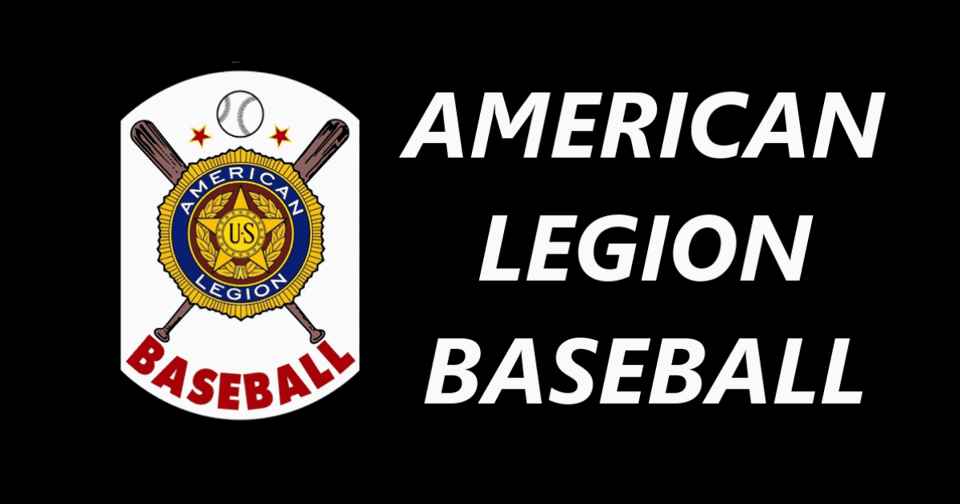 American Legion Basball Logo with the words American Legion Baseball to the right.