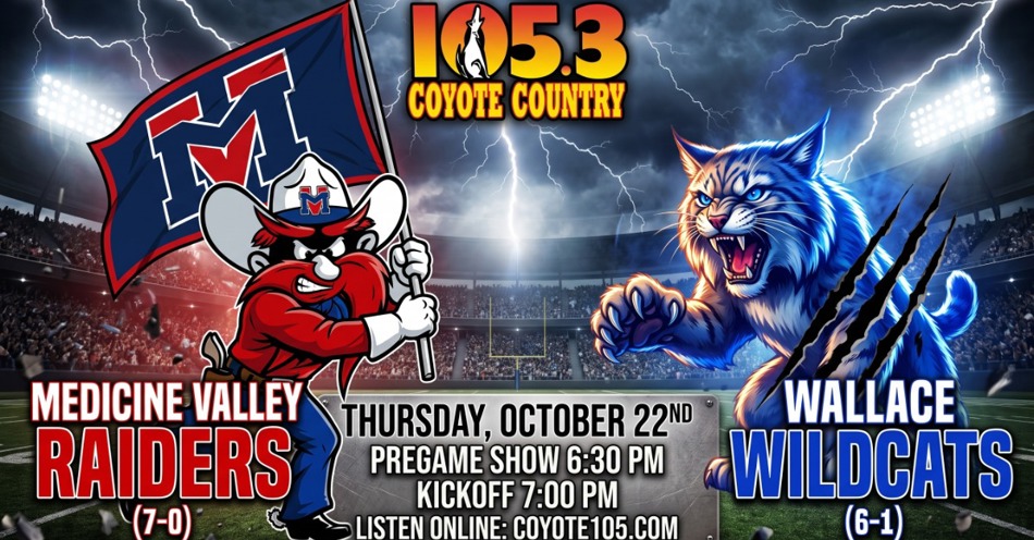 2026-10-22T18:30|Wallace Vs Medicine Valley|HS Football|KIOD