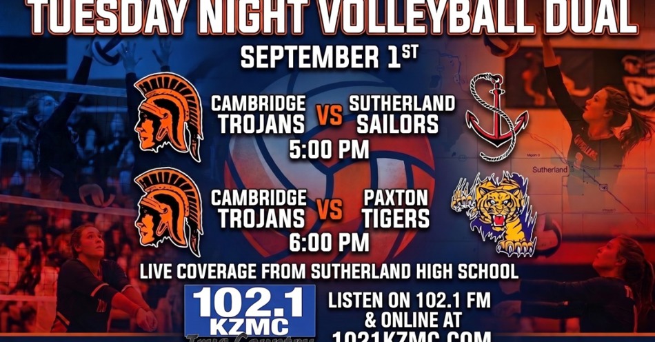 2026-09-01T18:00|Paxton  Vs Cambridge|HS Volleyball|KZMC