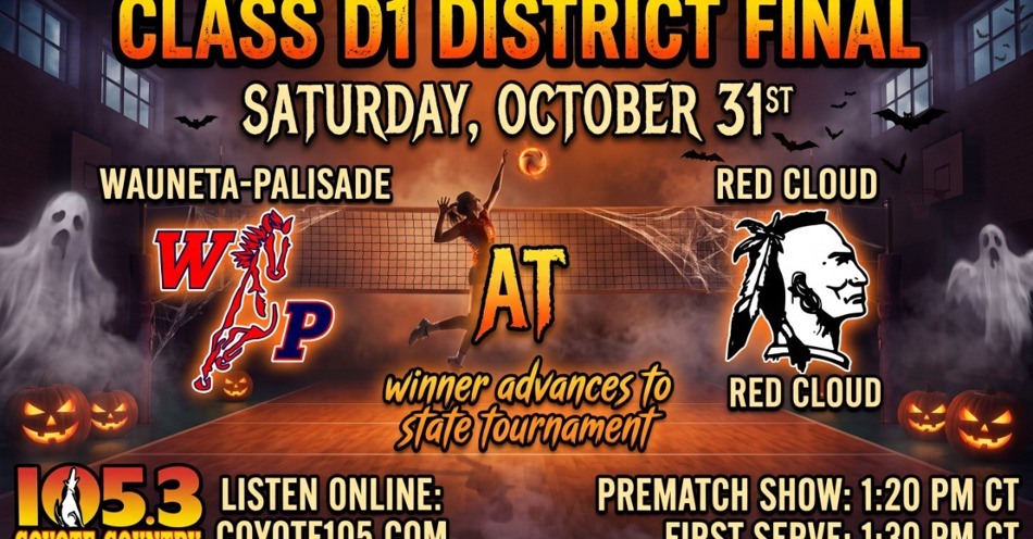 2026-10-31T13:20|Red Cloud Vs Wauneta-Palisade|HS Volleyball|KIOD