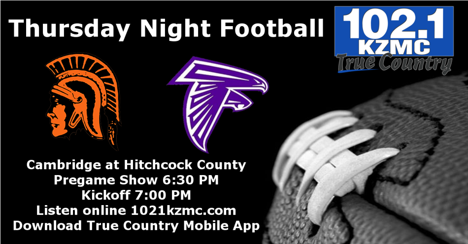 2024-10-17T18:30|Hitchcock County - Falcons Vs Cambridge - Trojans|HS Football|KZMC