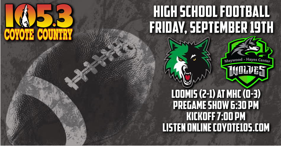2025-09-19T18:30|Maywood-Hayes Center Vs Loomis|HS Football|KIOD