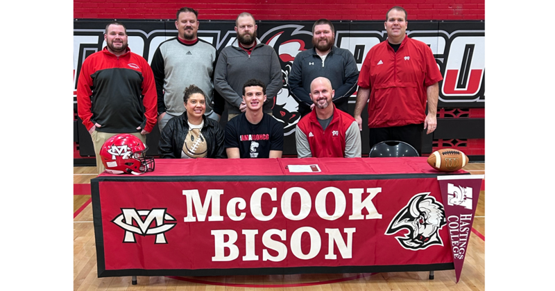 McCook Football Standout Oliver Corbett Signs With Hastings College