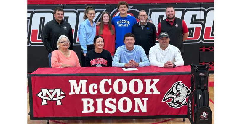 McCook Golfer Trenton Raile Signs with MCC